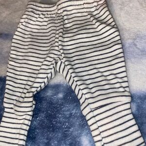 White with black striped Child of Mine(Carter’s) Preemie pants
